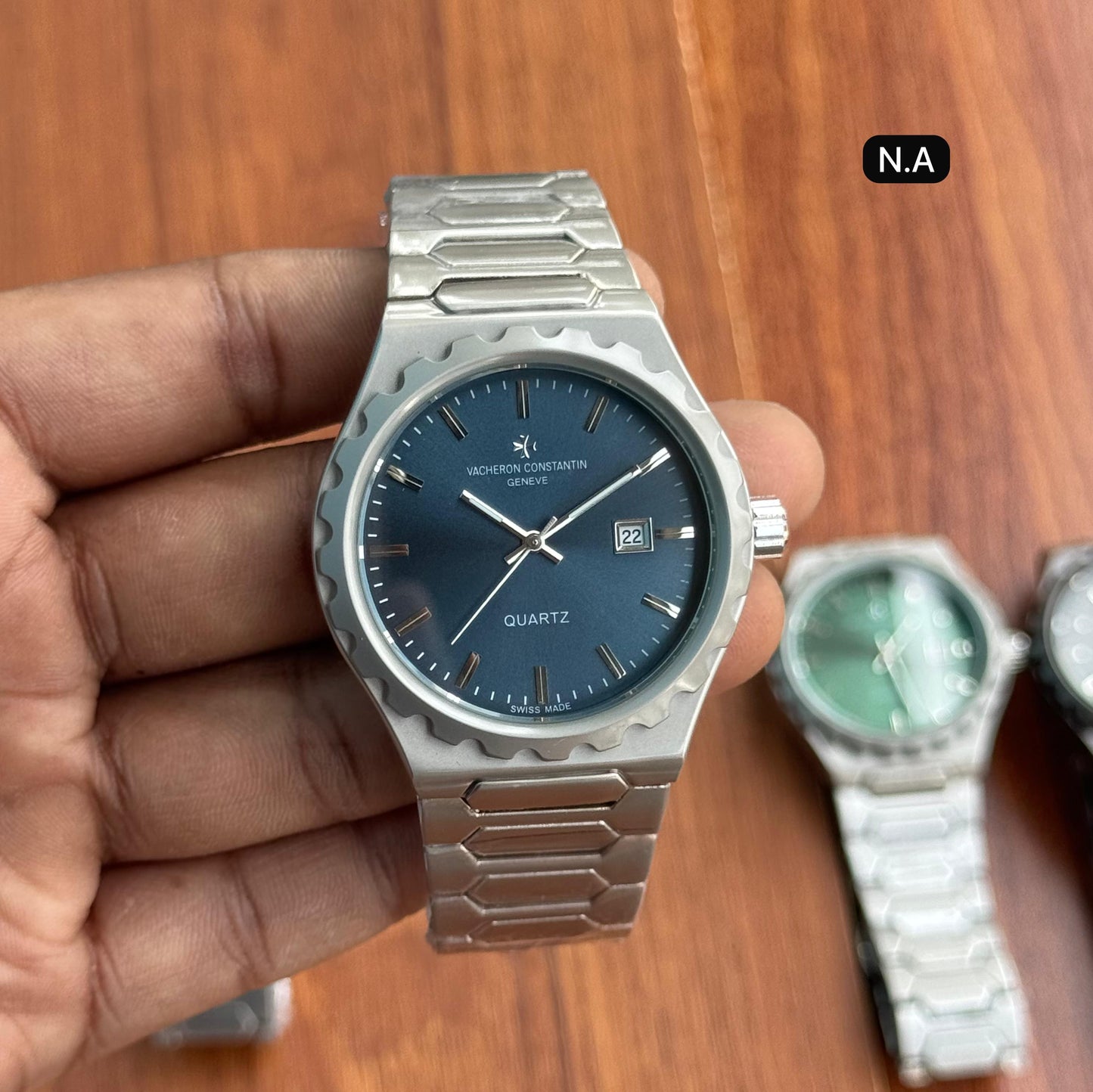 Vacheron Constantin-Inspired Green Dial Quartz Watch – Signature Luxury Style