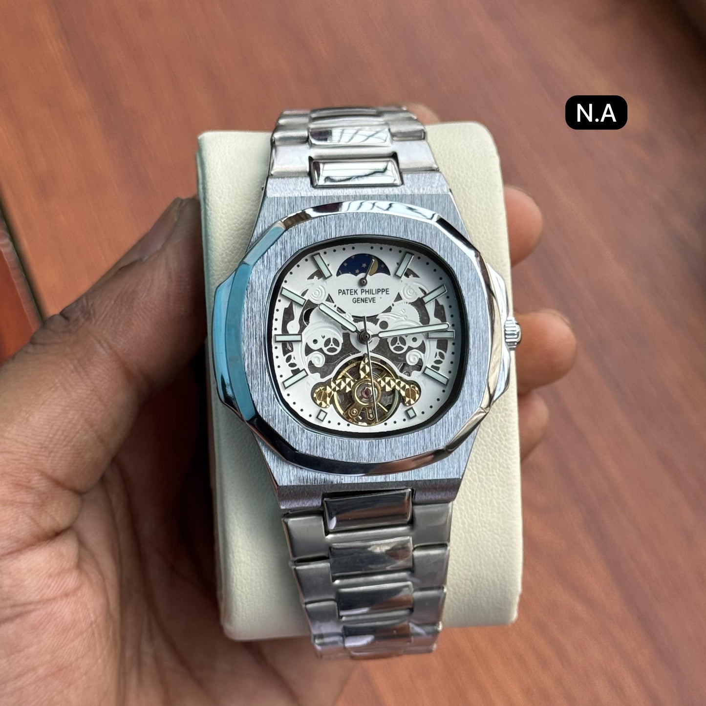 Patek Philippe Nautilus-Inspired Skeleton Automatic – Black Edition