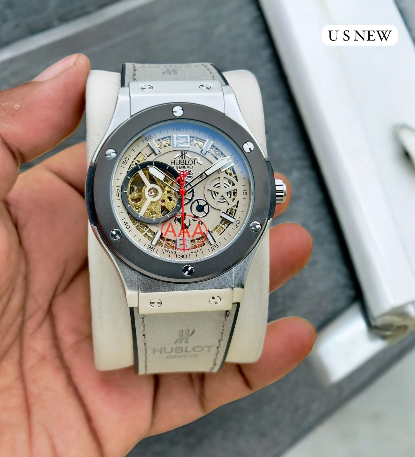 Hublot Classic Fusion Skeleton Automatic Watch – Luxury Open-Heart Timepiece