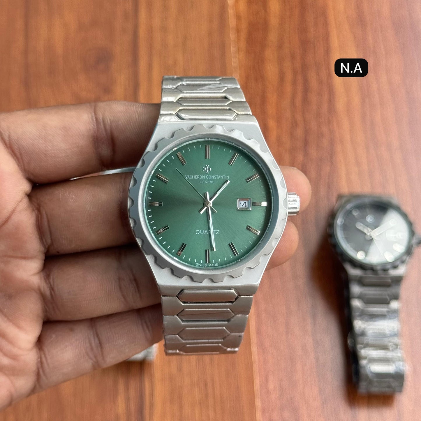 Vacheron Constantin-Inspired Green Dial Quartz Watch – Signature Luxury Style