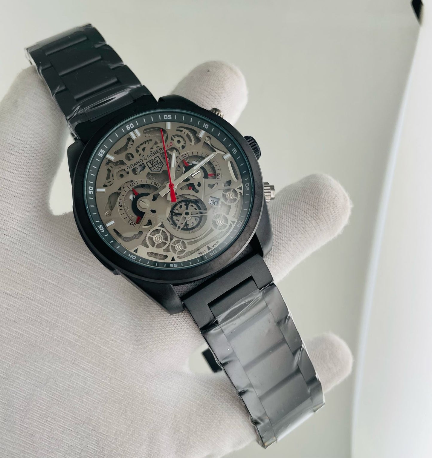 TAG Heuer Grand Carrera-Inspired Skeleton Chronograph – Bold Engineering, Unmatched Style