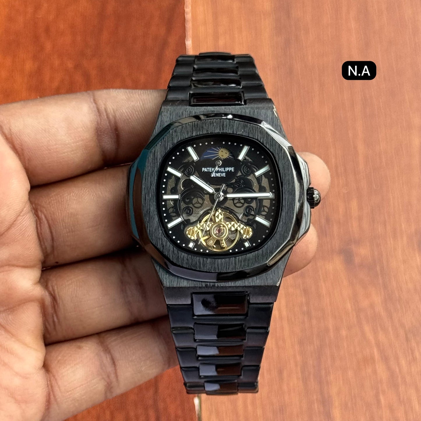 Patek Philippe Nautilus-Inspired Skeleton Automatic – Black Edition