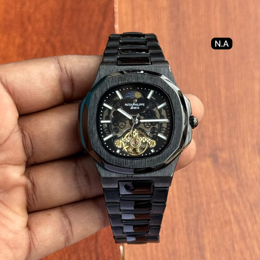 Patek Philippe Nautilus-Inspired Skeleton Automatic – Black Edition