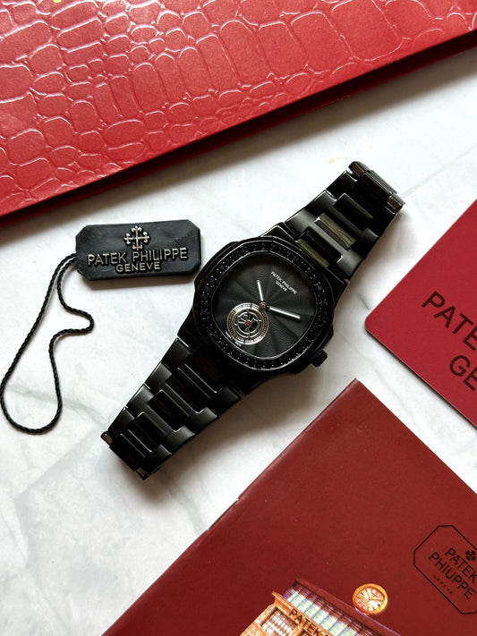 Patek Philippe Black Nautilus – Premium First Copy