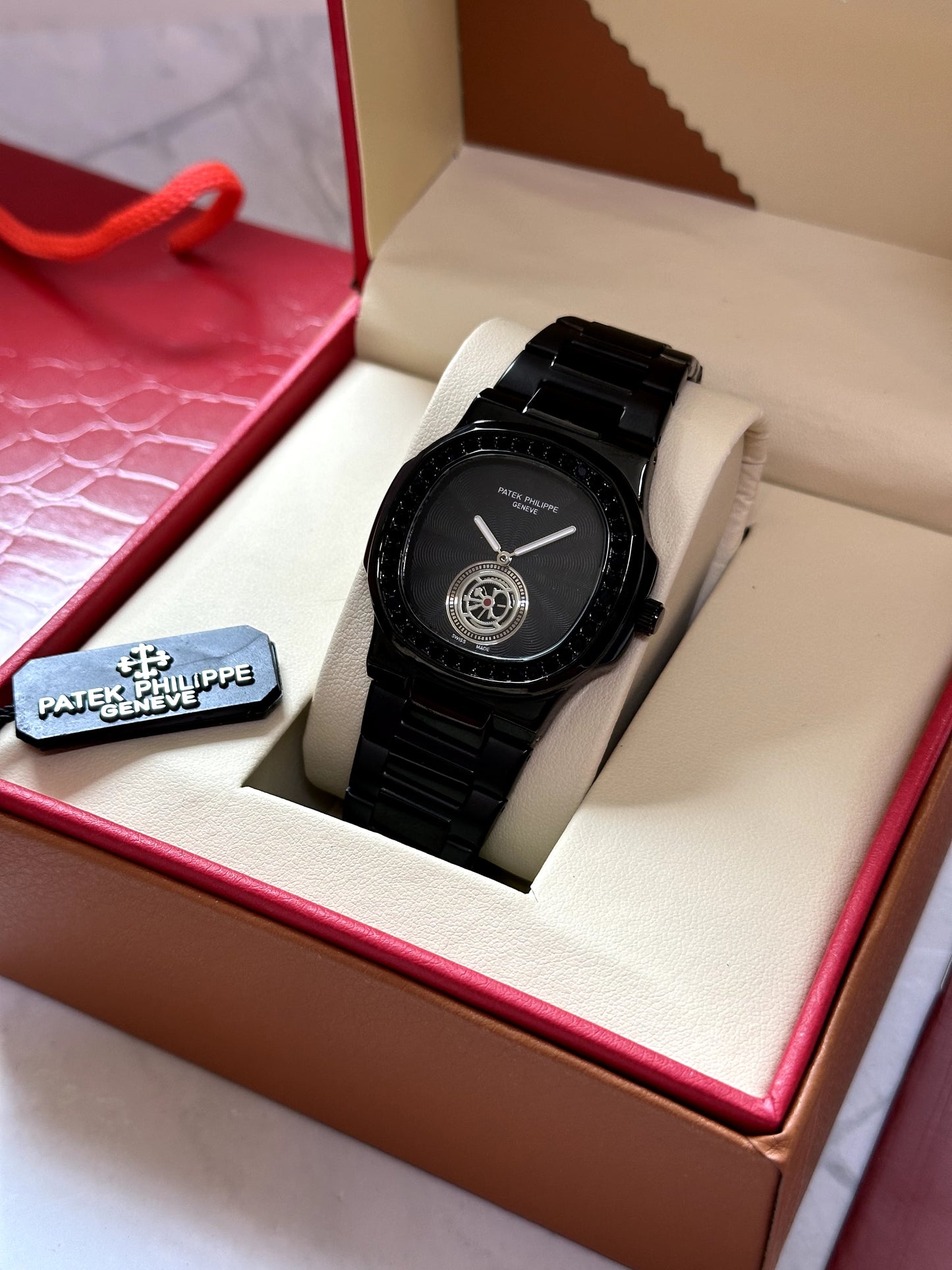 Patek Philippe Black Nautilus – Premium First Copy