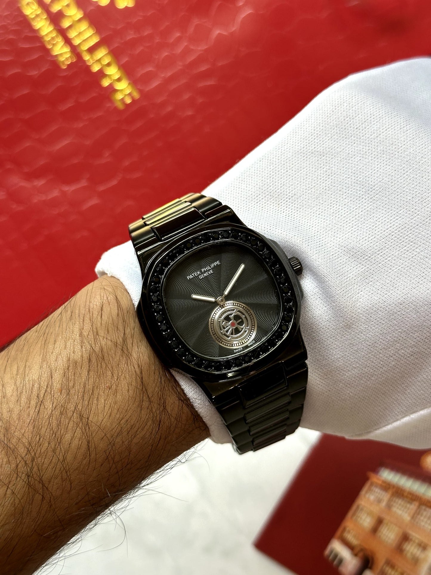 Patek Philippe Black Nautilus – Premium First Copy