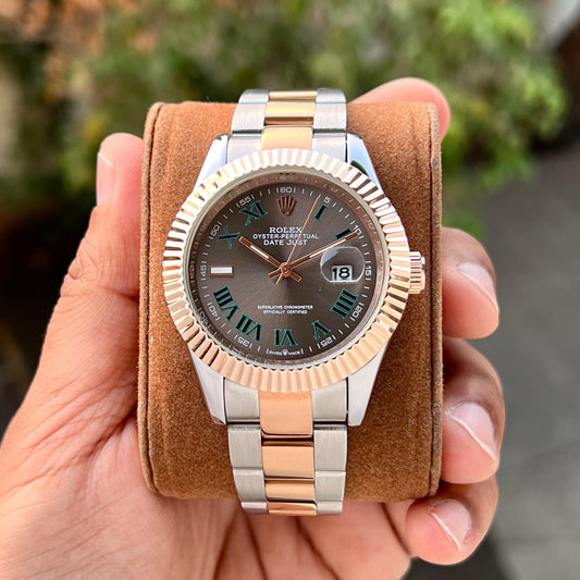 Rolex Oyster Perpetual Datejust – Bicolor Roman Dial Edition
