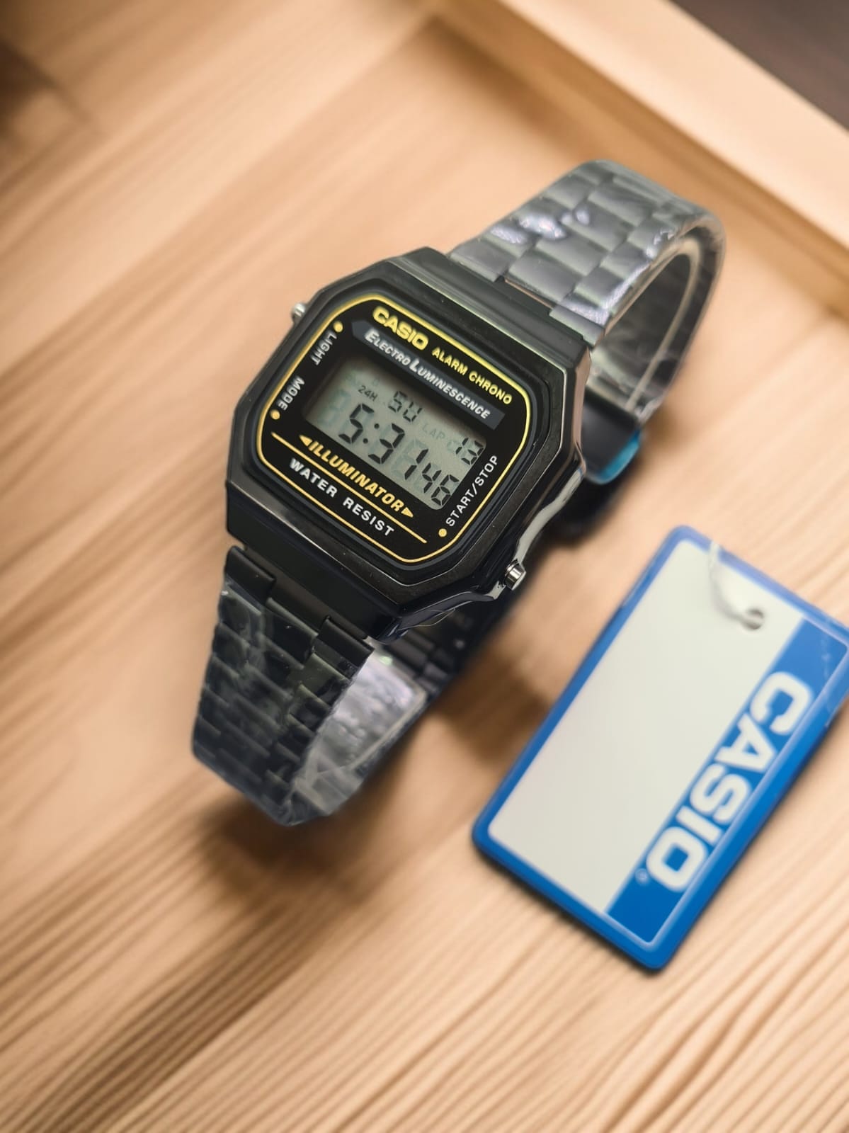 Casio Vintage Gold Digital Watch – Illuminator Retro Style A168WG