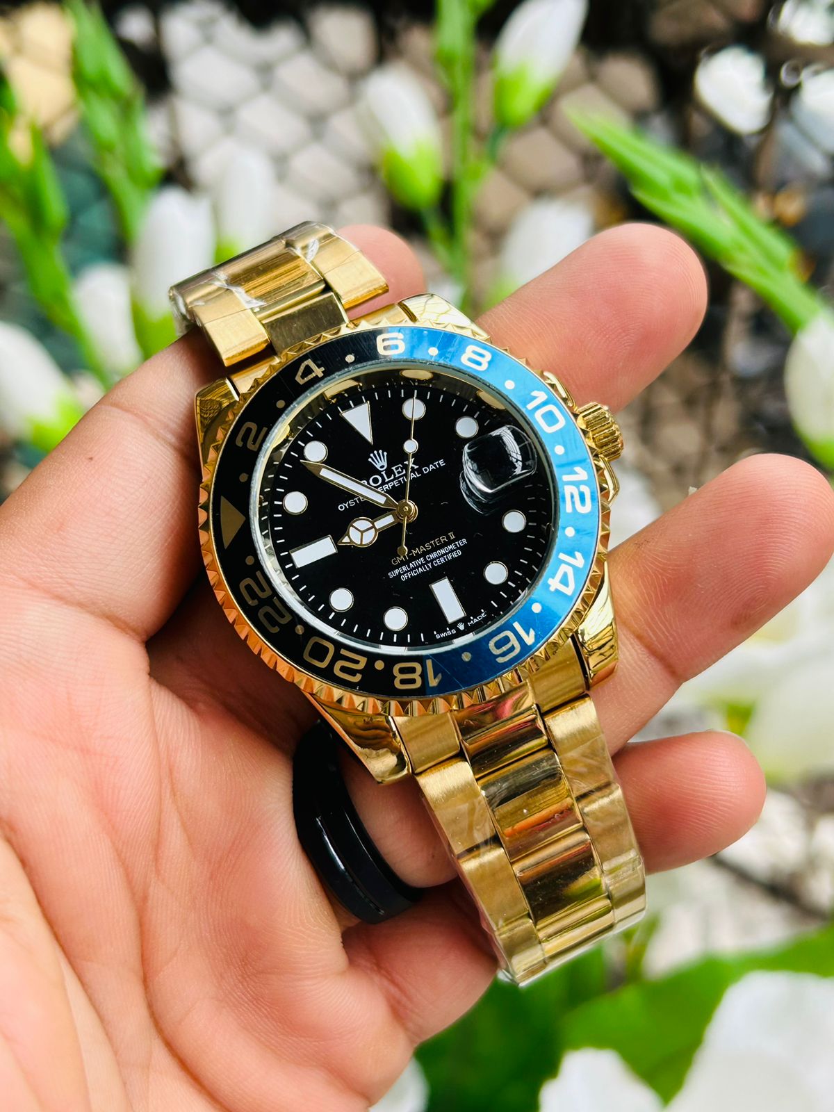 Rolex GMT-Master II Pepsi Bezel Watch – Dual Time Luxury Sports Timepiece